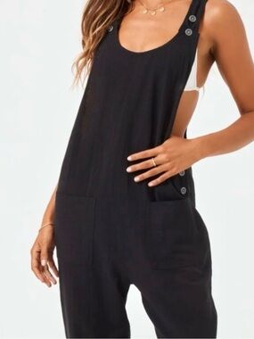 L*SPACE Black Freya Jumper